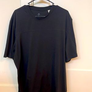 Black adidas tee, performance fit , aeroready